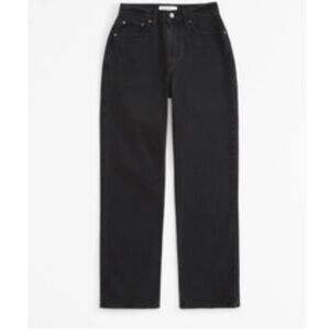 Abercrombie & Fitch Black High Rise Women Jeans